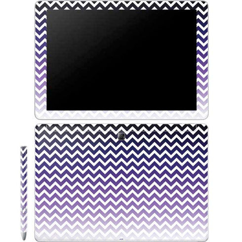 Chevron Purple Ombre Galaxy Book 12in Skin